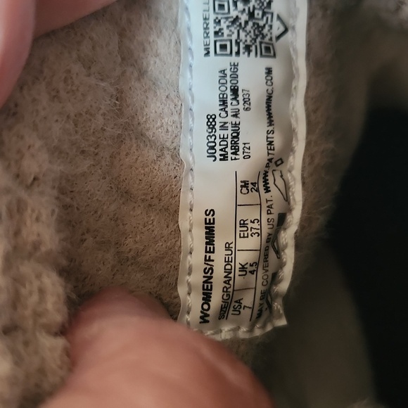 Merrell Cloud Renew Bluff Boots Wool Felt Leather Hiking sz 7 - Picture 8 of 15